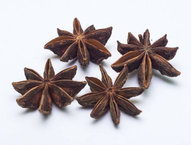 anise on white background