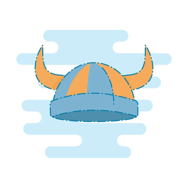 Fútbol sombrero vector icono — Vector de stock