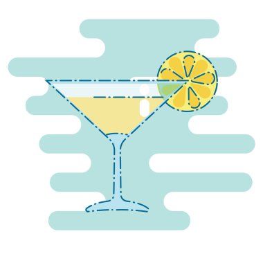 alkol cam vektör simgesi