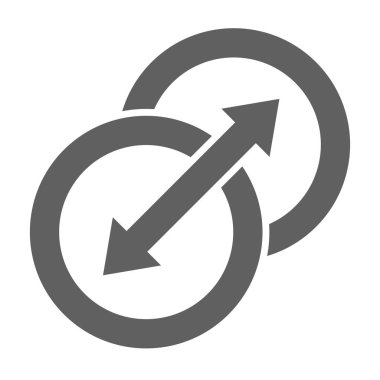 Her iki yönde simgesini geçiş