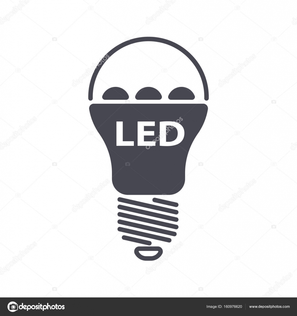 Led Bulb Led Lamp Vector Icon Stock Vector C G22
