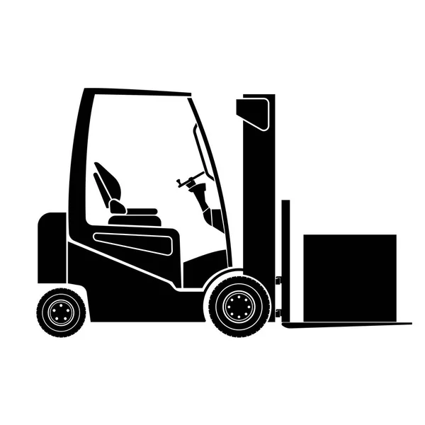Loader icon, Forklift icon — Stock Vector