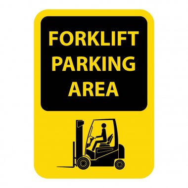 park alanı işaret forklift