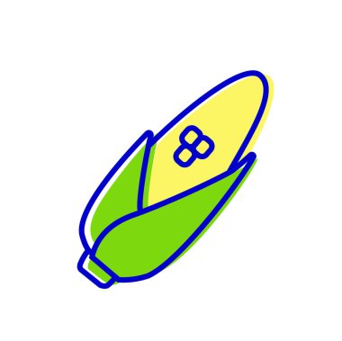 Mısır vektör düz simgesi