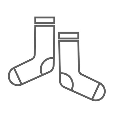 Çorap çizgi vektör simgeler