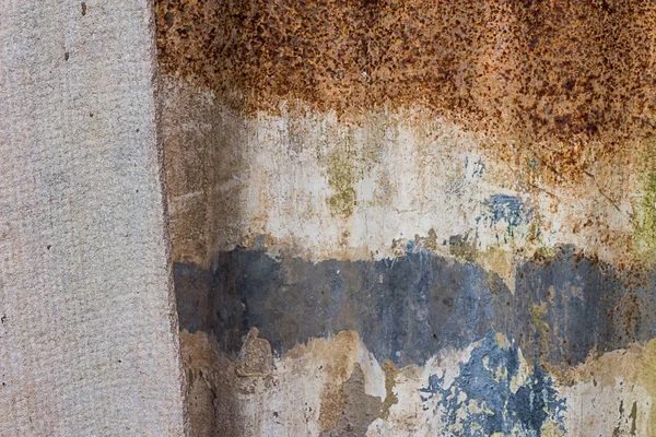 Texture e una superficie di parete di zinco — Foto Stock