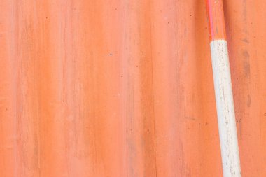 Güzel ve sorunsuz çinko doku ve arka plan - turuncu