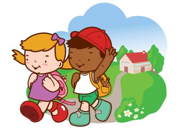 Öğrenciler okuldan geri