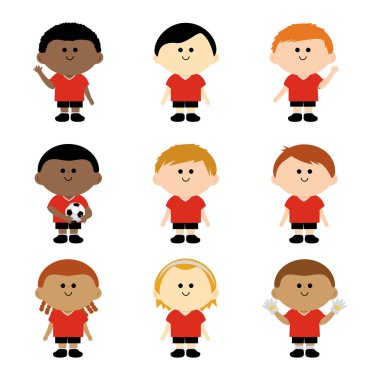 Çocuk futbol takımı