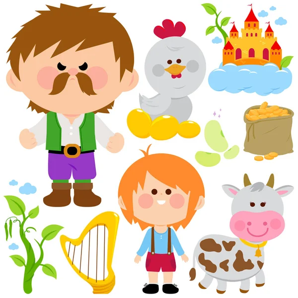 Jack ve beanstalk sihirli masal koleksiyonu. 