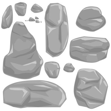 Taşlar vektör set