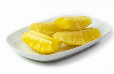 Stüdyo çekimde sulu ananas