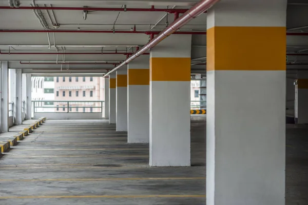 Empty parking lot in building — Stock Photo, Image