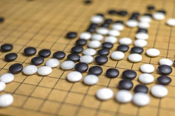 关闭了去或政府间组织，中国传统的棋盘游戏 — 图库照片