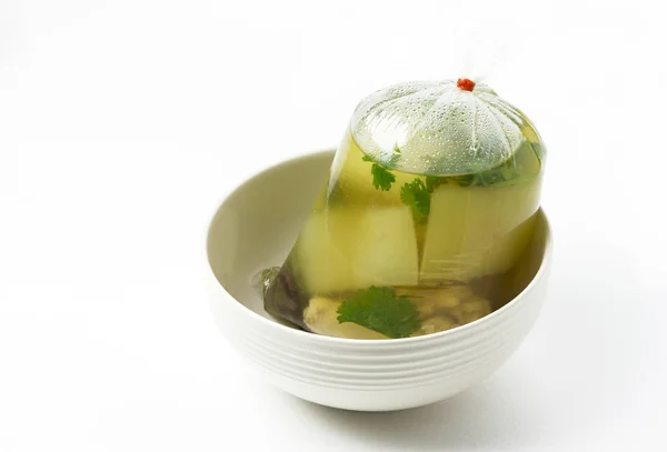 Thai food soup in plastic bag — Stock Photo, Image