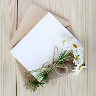 Festival çiçek mektup