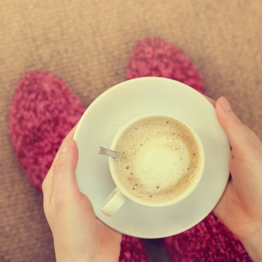 kahve sıcak bir ev ortamı