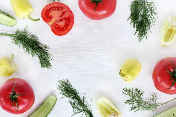 arka plan ile taze sebze