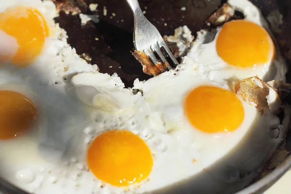 Prato quente de ovos — Fotografia de Stock