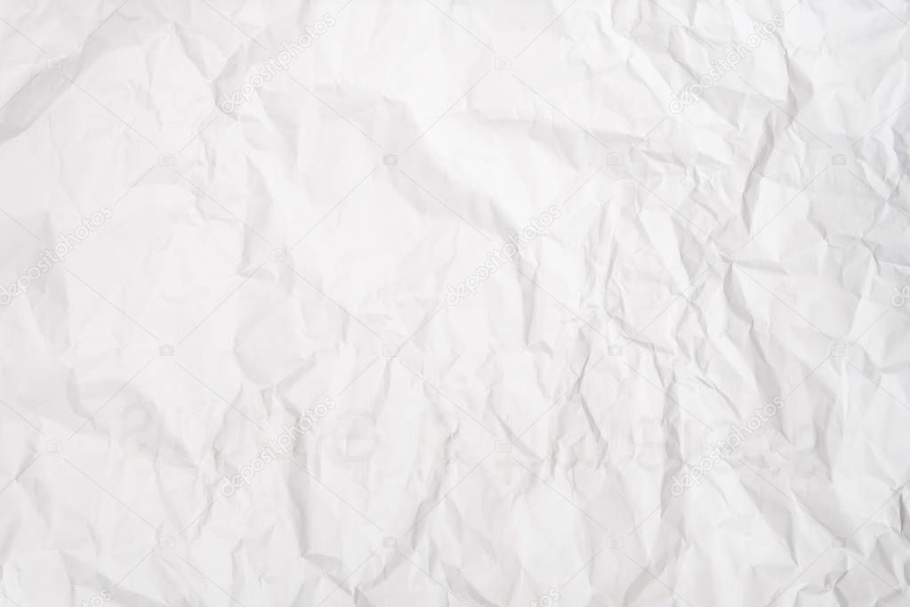 Recycled crumpled paper texture for background.