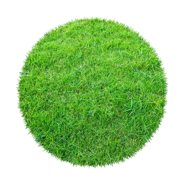 Texture Abstraite Herbe Verte Pour Fond Cercle Motif Herbe Verte — Photo