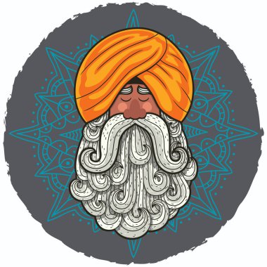 Guru karikatür portre