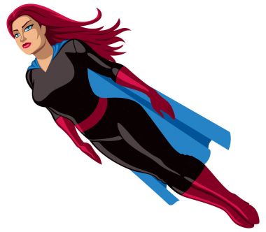 Süper kahraman uçan