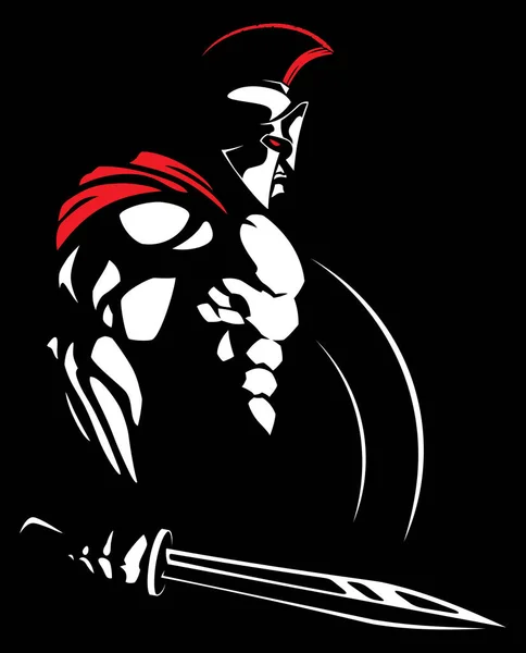 Spartański wojownik 2 — Wektor stockowy