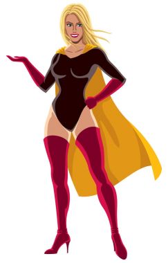 Beyaz sunma superheroine