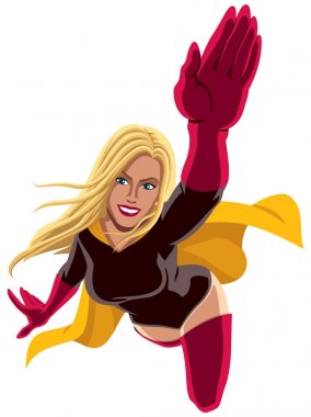 2 uçan superheroine