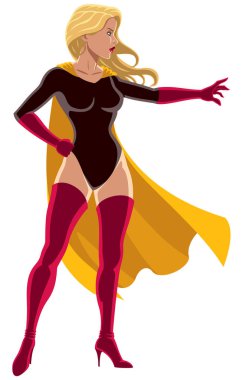 Süper güç Wielding superheroine 