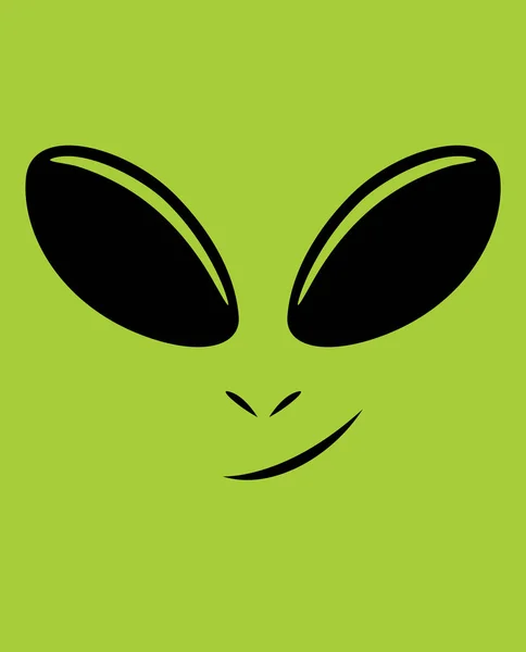 Alien gezicht — Stockvector