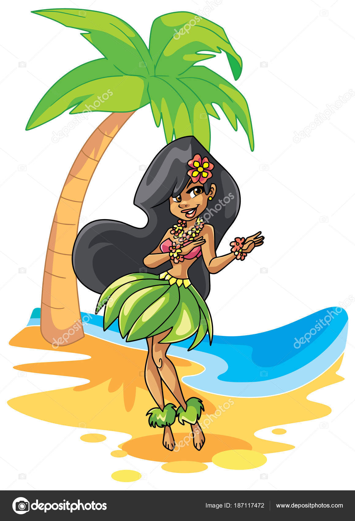 Pacific Islander Womanストックベクター ロイヤリティフリーpacific Islander Womanイラスト Depositphotos