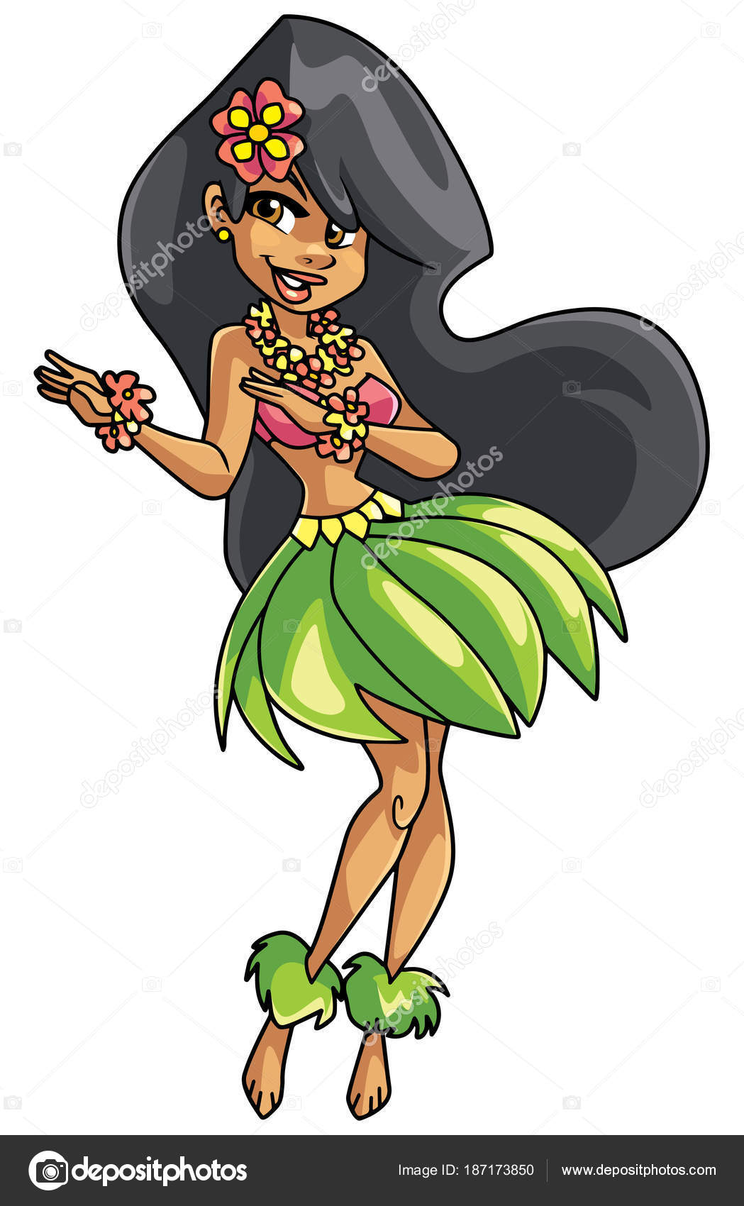 Pacific Islander Womanストックベクター ロイヤリティフリーpacific Islander Womanイラスト Depositphotos