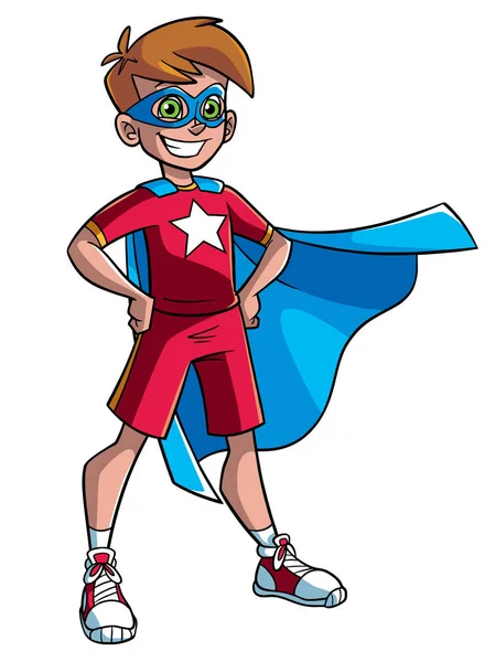 Pequeño Super Boy — Archivo Imágenes Vectoriales