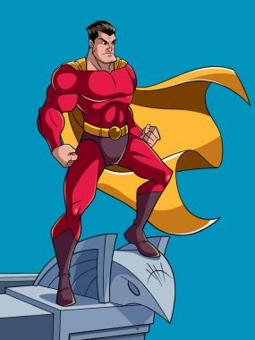 Süper Kahraman Çatıdan İzliyor 