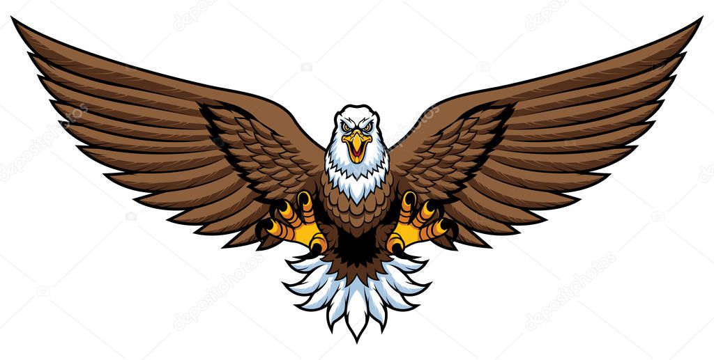 Bald Eagle Attack Mascot
