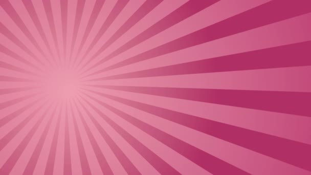 Pink Ray luz fundo esquerdo — Vídeo de Stock