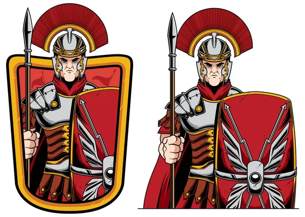 Mascotte de Centurion romain — Image vectorielle