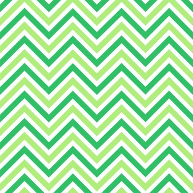Yeşil chevron düz desen