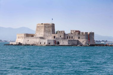 Bourtzi su kale, Nafplio, Yunanistan