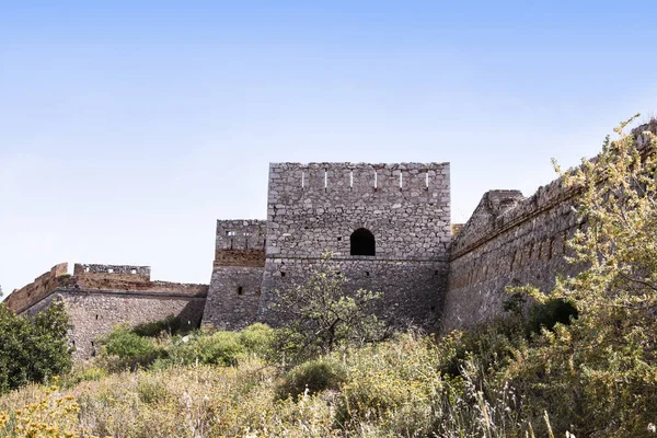 Teil der palamidischen mittelalterlichen Festung, nafplio, griechenland — Stockfoto