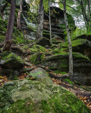 Virginia Kendall çıkıntıları Cuyahoga Vadisi Milli Parkı