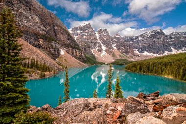 Banff Kanada buzultaş Gölü