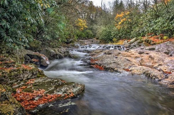 Hermosa cascada en Carolina del Norte — Foto de Stock