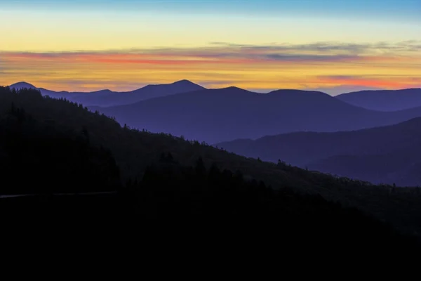 Alba sulla Blue Ridge Parkway — Foto Stock