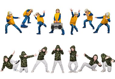 Hip-Hop tarzı çocuklar. Çocuk moda.