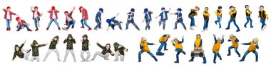  Hip-Hop tarzı çocuklar. Çocuk moda.