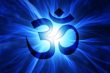 OM Mantra ile ışık ışınları