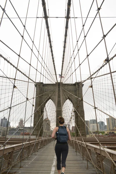 Brooklyn bridge New york city — Stockfoto